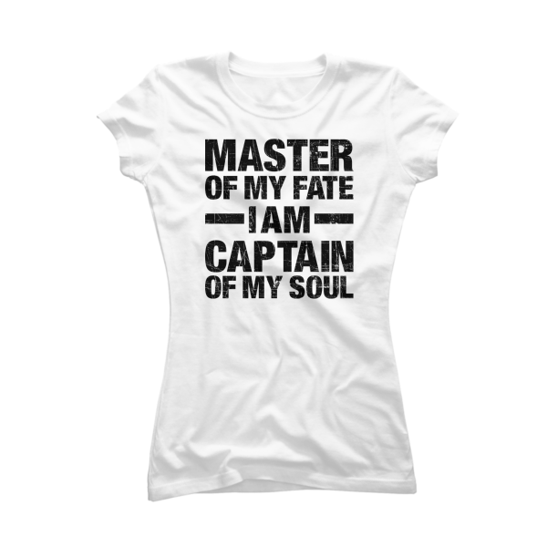 Master Of My Fate, Captain Of My Soul Black Womens - Image 3