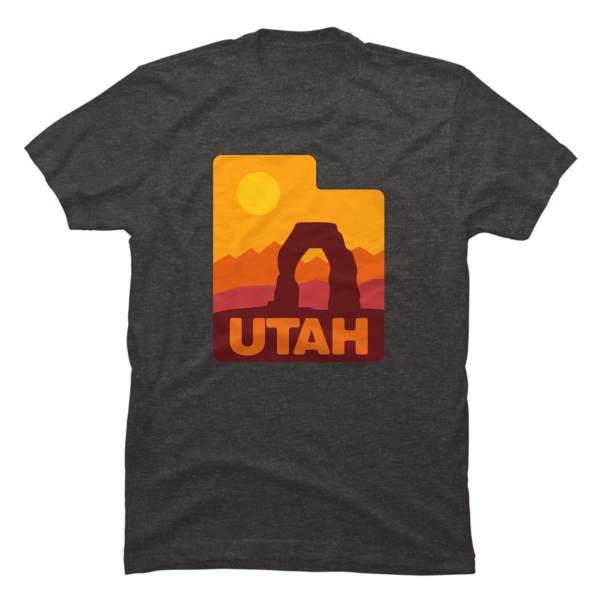 Utah Delicate Arch Tshirt Mens - Image 2