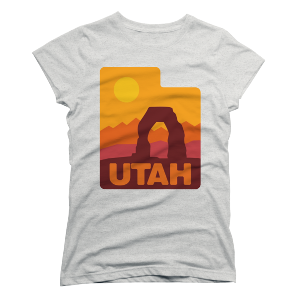 Utah Delicate Arch Tshirt Womens - Image 2