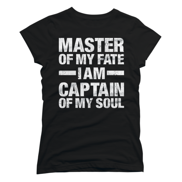 Master Of My Fate, Captain Of My Soul White Womens - Image 3