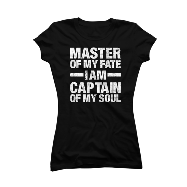 Master Of My Fate, Captain Of My Soul White Womens - Image 2