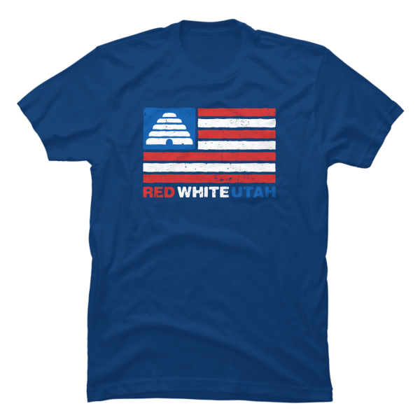 Red,White,Utah Mens - Image 2