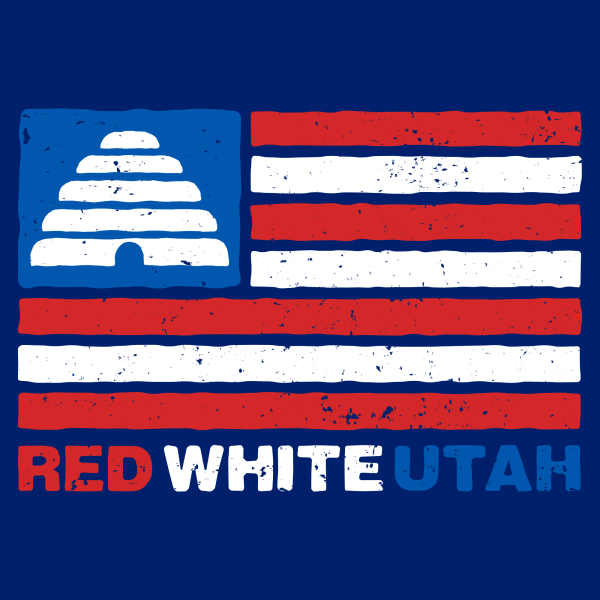 Red,White,Utah Womens - Image 4
