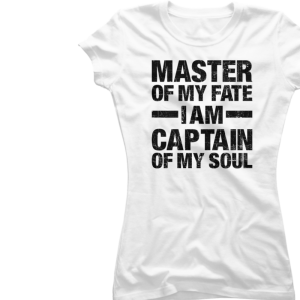 Master Of My Fate, Captain Of My Soul Black Womens