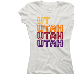 Utah In-line Repeat Tshirt Womens