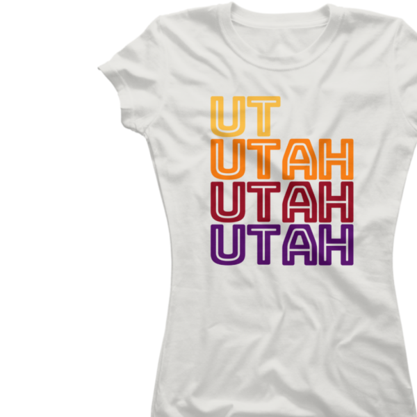 Utah In-line Repeat Tshirt Womens