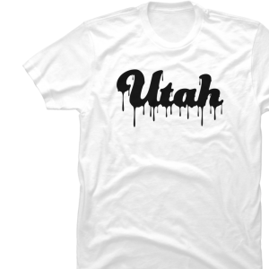 Utah Drip Men's T-shirt (Black)