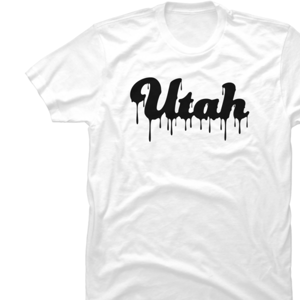 Utah Drip Men's T-shirt (Black)