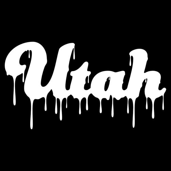 Utah Drip Women's  T-shirt (White) - Image 4
