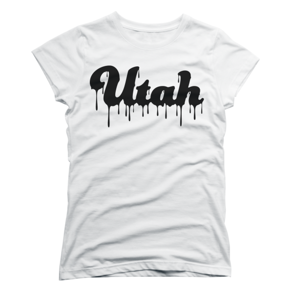 Utah Drip Women's  T-shirt (Black) - Image 2