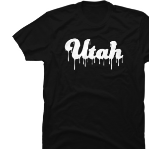 Utah Drip Men's  T-shirt (White)