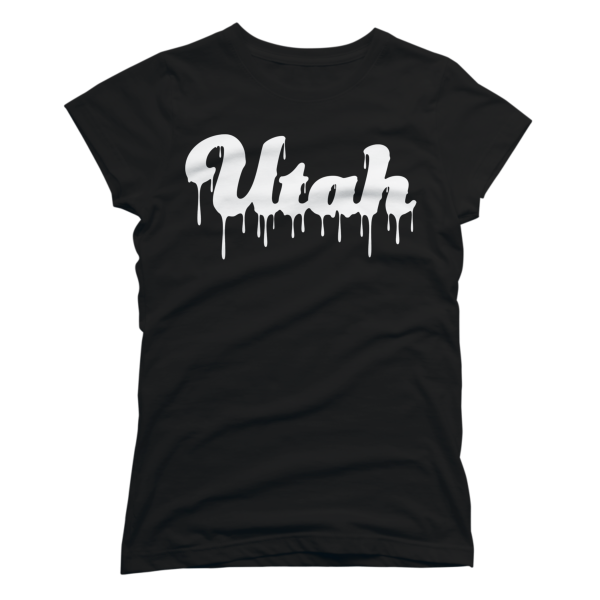 Utah Drip Women's  T-shirt (White) - Image 2