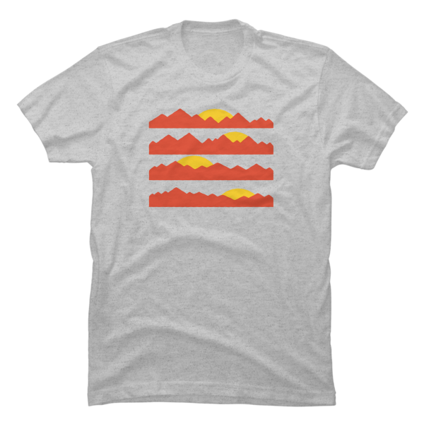 Sunset Peaks Mens T-shirt - Image 2